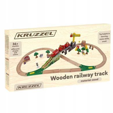 Деревянная железная дорога Kruzzel 22495