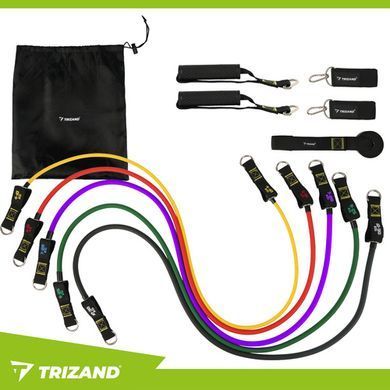 Набор резинок для тренировок 5 шт Trizand 25880