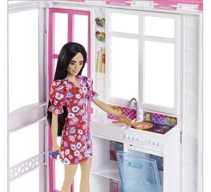 Barbie Компактний Розкладний Будинок HCD47