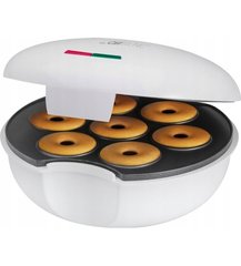 Апарат для приготування пончиків та бубликів Clatronic білий 900 Вт DM 3495