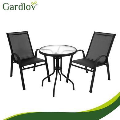 Комплект балконних меблів &mdash; столик + 2 стільці Gardlov 27568