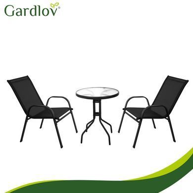 Комплект балконних меблів &mdash; столик + 2 стільці Gardlov 27568