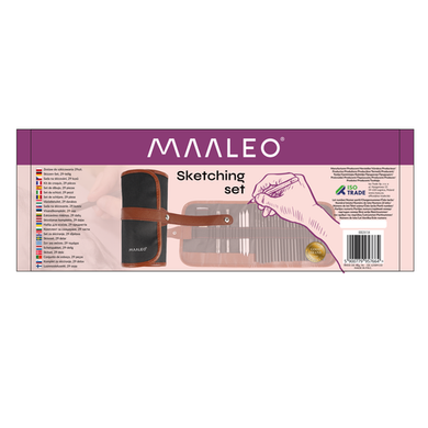 Набор карандашей для эскизов 29шт. Maaleo 26134