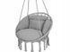 Подвесное кресло качалка серое 27128
