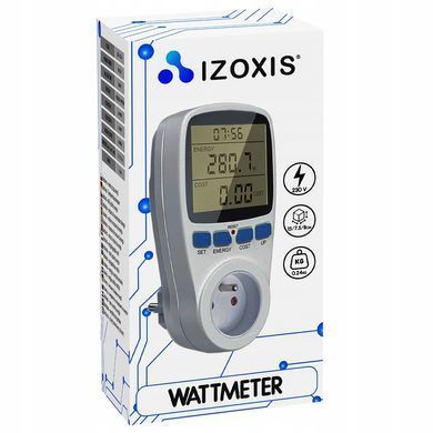 Цифровой счетчик Ваттметр Izoxis 16 A 3680 Вт 23576