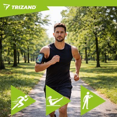 Спортивный чехол для телефона на руку Trizand 27584