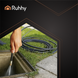 Шланг для прочистки труб с адаптером 20 м Ruhhy 26133
