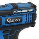 Дриль-шуруповерт з ударною функцією 21В 2x 2Ач Geko G80656
