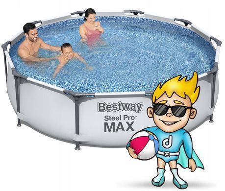 Басейн каркасний BESTWAY Steel Pro Max 366x76 см