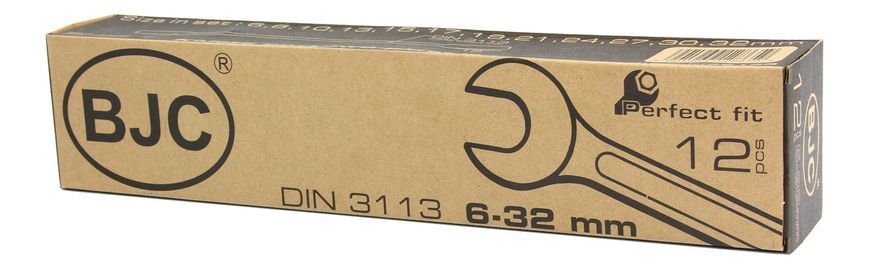 Набір комбінованих гайкових ключів 6-32 мм 12 шт BJC Mar-Pol M58133