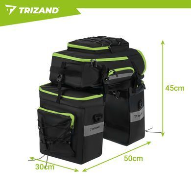 Велосумка водонепроникна 65L Trizand 27339
