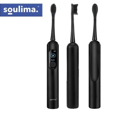 Електрична зубна щітка чорна Sonic Soulima 26851