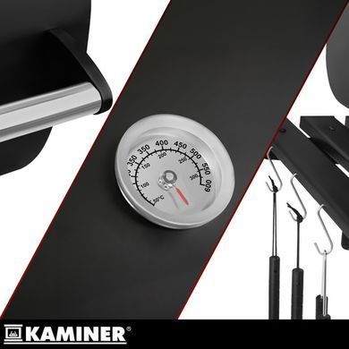 Садовый гриль с крышкой Kaminer 27316