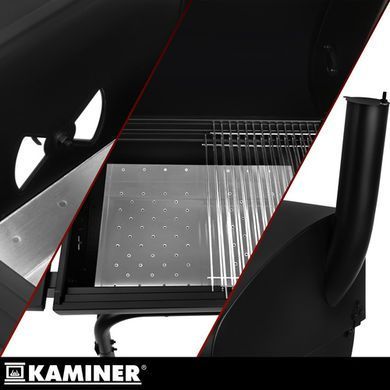 Садовый гриль с крышкой Kaminer 27316