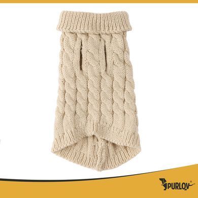 Свитшот для собаки/кошки, размер S, бежевая Purlov 26216