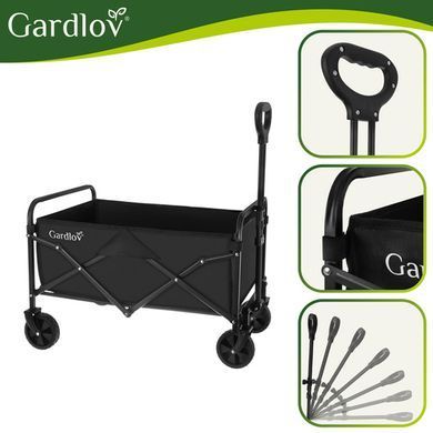 Садовий візок складний 90L 100 кг Gardlov 27542