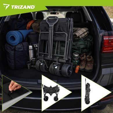 Складаний транспортний візок 100 кг Trizand 23084
