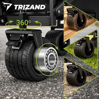 Складаний транспортний візок 100 кг Trizand 23084