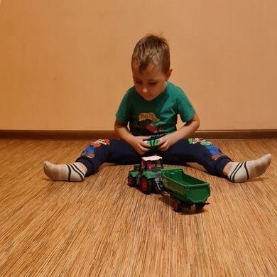 Дистанційно керований трактор із причепом Kruzzel 24850