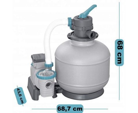 Песочный фильтр-насос для бассейна 8327 л/ч Bestway 58499