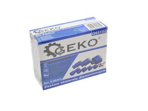 Кільцеві алмазні коронки 6-68мм GEKO G65102