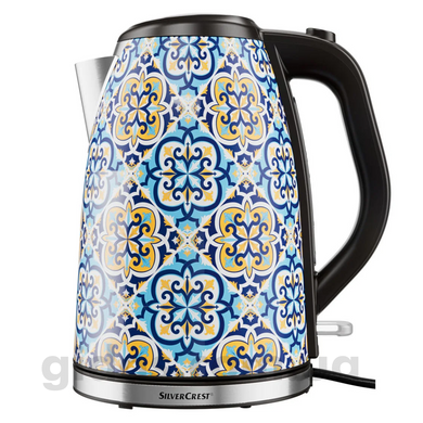 Чайник из нержавеющей стали 3100 Вт SWKP 3100 A1 Silver Crest Kettle 1.7