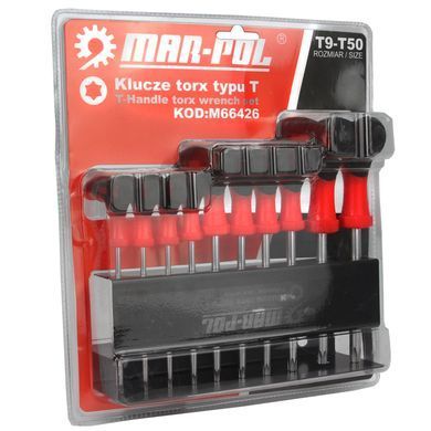 Набор торцевых ключей TORX T9-T50 MAR-POL M66426
