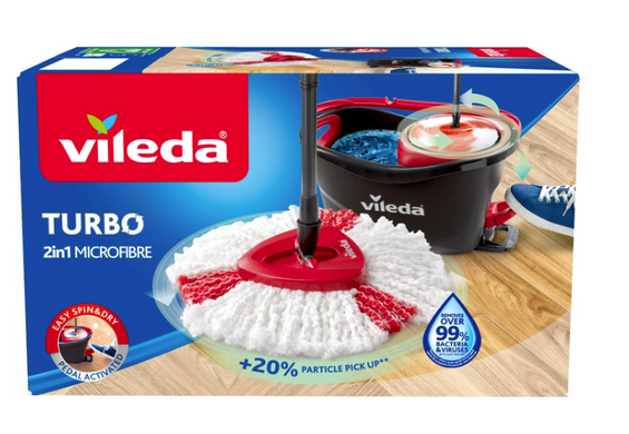 Набір для прибирання Vileda TURBO 2в1 Microfibre 163422