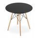 Кухонний комплект стіл та стільці Scandinavian Design Black