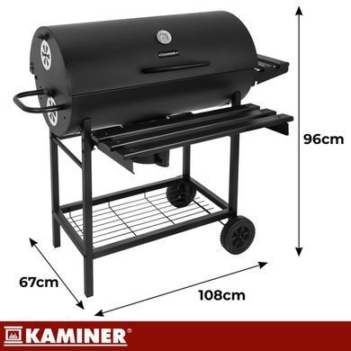 Садовый гриль с крышкой Kaminer 27315