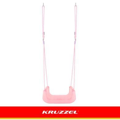 Дитяча гойдалка 3в1 рожево-бірюзова Kruzzel 27356