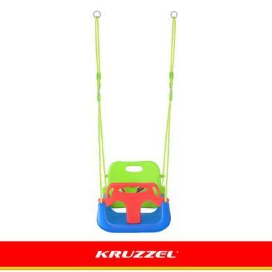 Детская качель 3в1 зелено-синяя Kruzzel 27358