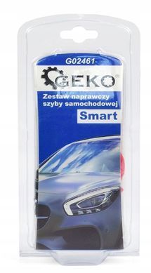 Набор для ремонта лобового стекла автомобиля от сколов, трещин GEKO G02461