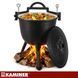 Котел чавунний емальований 8л з кришкою Kaminer 27375