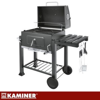 Садовий гриль з кришкою Kaminer 27319