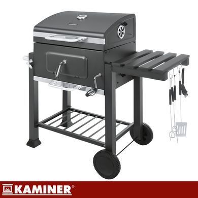 Садовий гриль з кришкою Kaminer 27319