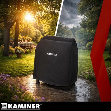 Садовий гриль з кришкою Kaminer 27319