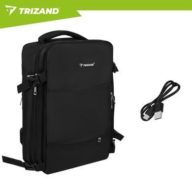 Туристический рюкзак Trizand 42x32x40 см черный 27615