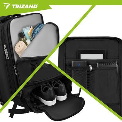 Туристический рюкзак Trizand 42x32x40 см черный 27615