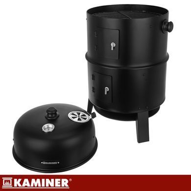 Коптильня гриль з термометром Kaminer 27323
