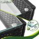 Садові меблі з ротангу чорні Gardlov 26908