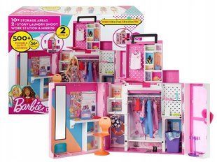 BARBIE ШКАФ ДЛЯ ОДЕЖДЫ + Одежда для куклы Barbie HBV28
