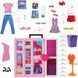 BARBIE ШАФА ДЛЯ ОДЯГУ + Одяг для ляльки Barbie HBV28